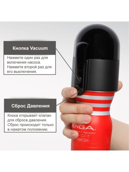 Вакуумна насадка Tenga Vacuum Controller, єдиний, що смокче (без мастурбатора)