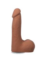 Фалоімітатор Doc Johnson The Realistic Cock ULTRASKYN - 7 Inch with Balls Caramel