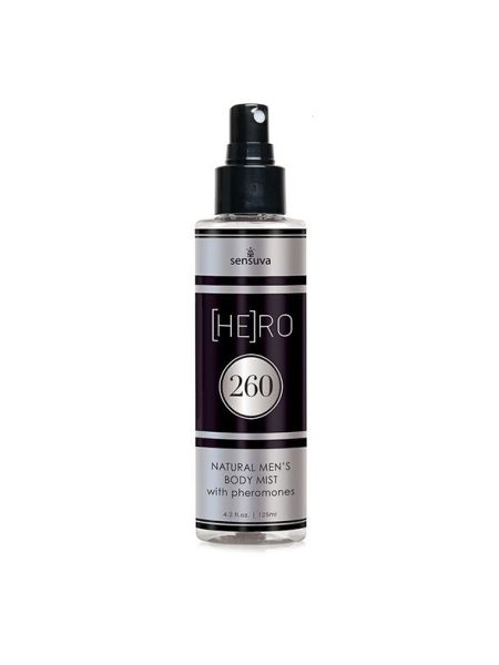 Чоловічий спрей-міст для тіла із феромонами Sensuva HE(RO) 260 Пройняті Body Mist for Him