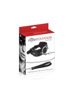 Нашийник великим кільцем та з повідцем Fetish Tentation Ring and Leash