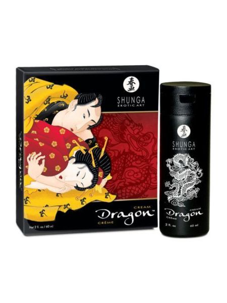 Стимулювальний крем для пар Shunga Dragon Cream (60 мл), ефект тепло-холод та поколювання
