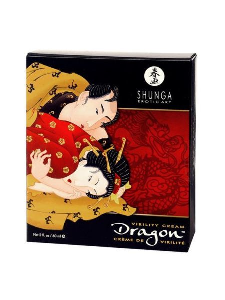 Стимулювальний крем для пар Shunga Dragon Cream (60 мл), ефект тепло-холод та поколювання