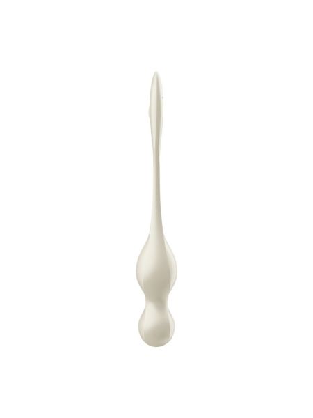 Вагінальні смарт-кульки з вібрацією Satisfyer Love Birds 1 Connect App White, 78 г