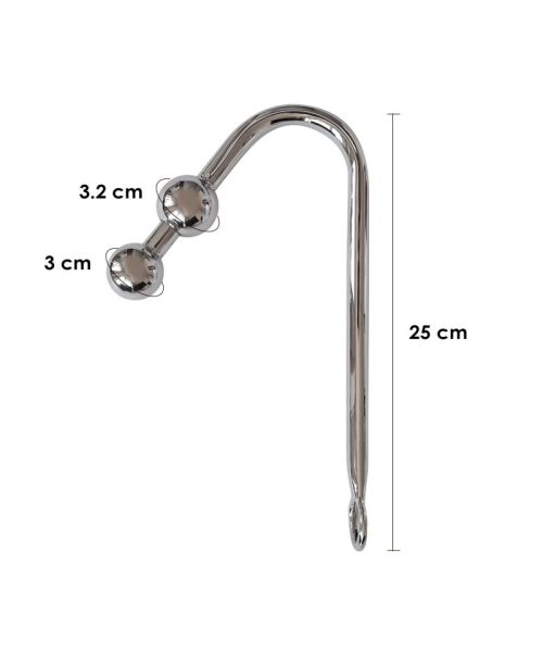 Бондажний набір із металевим анальним гаком №3 Art of Sex Blanca Bondage set with anal hook №3