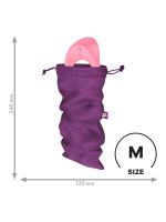Мішечок для секс-іграшок Satisfyer Treasure Bag M, фіолетовий, на шнурку