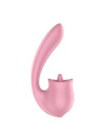 Вагінально-кліторальний вібратор Satisfyer Tongue Genius з язичком