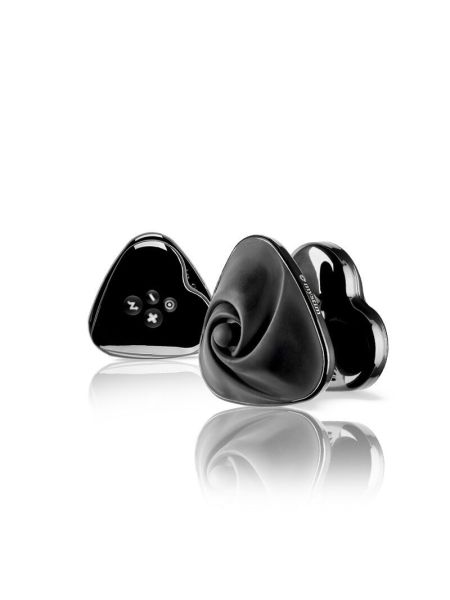 Вібратор для клітора з електростимуляцією Mystim Heart's Desire Black Edition