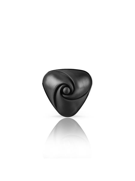 Вібратор для клітора з електростимуляцією Mystim Heart's Desire Black Edition