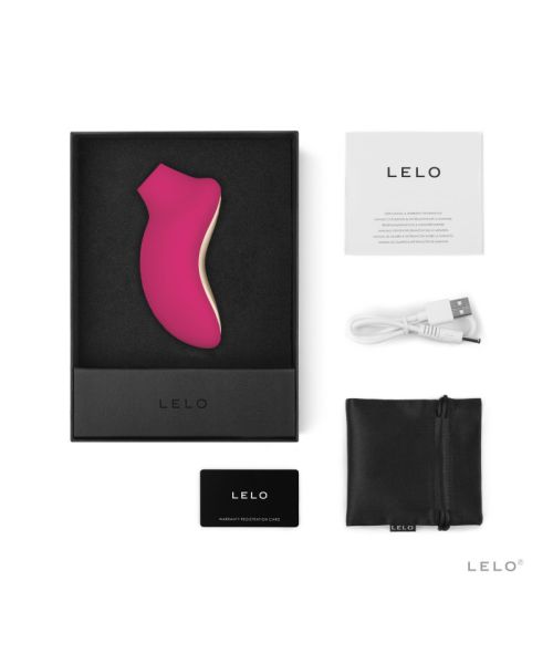 Звуковий стимулятор клітора LELO SONA 2 Cerise, 12 режимів
