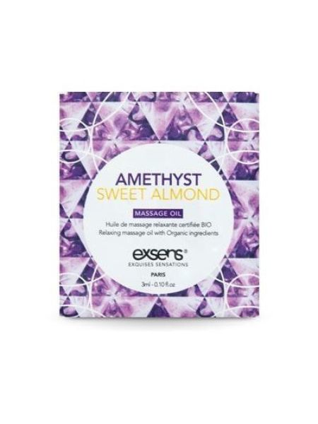 Пробник масажної олії EXSENS Amethyst Sweet Almond 3мл