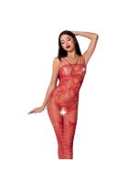 Ажурний бодістокінг з інтимними вирізами Passion BS076 red