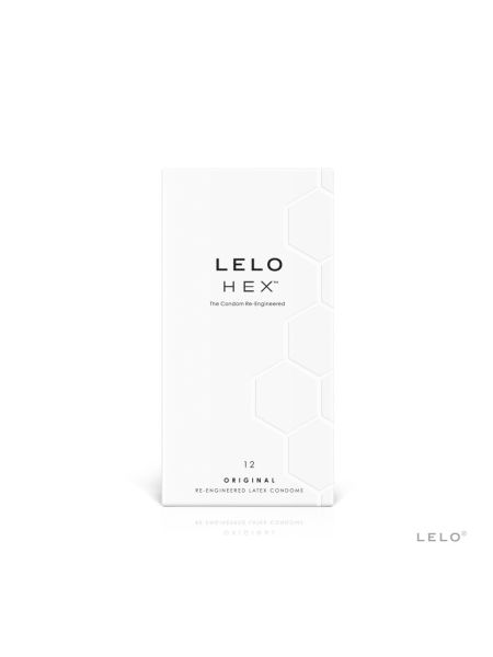 Презервативи LELO HEX Condoms Original 12 Pack, тонкі та суперміцні