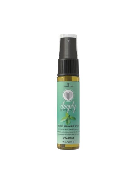 Спрей для мінету Sensuva Deeply Love You Spearmint (29 мл), для глибокого мінету