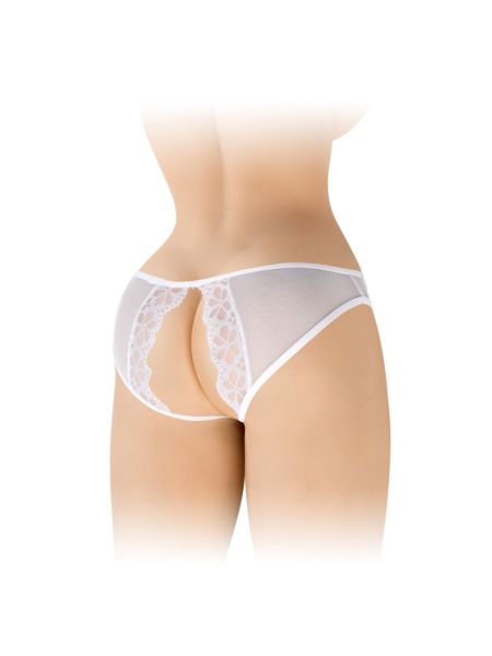 Трусики з відкритим доступом Fashion Secret Ambre White, сітка