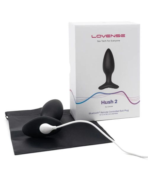 Анальна смарт-вібропробка Lovense Hush 2, розмір S