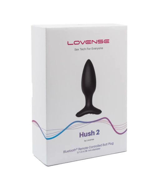 Анальна смарт-вібропробка Lovense Hush 2, розмір S
