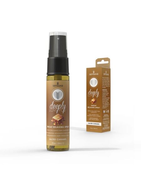 Спрей для мінету Sensuva Deeply Love You Salted Caramel (29 мл), для глибокого мінету