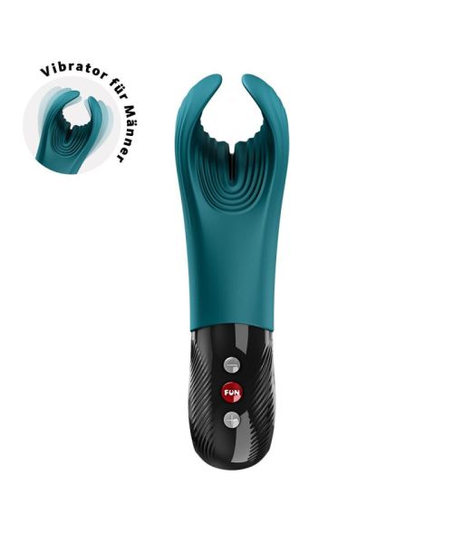 Вібратор для пеніса Fun Factory MANTA Bottle Green, підходить для парних ігор