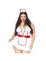 Костюм медсестри Leg Avenue Nightshift Nurse XL/XXL, сукня, трусики, шапочка