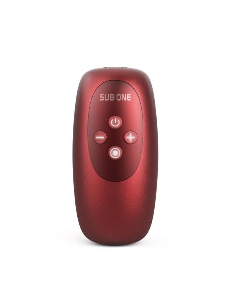 Мастурбатор з вібрацією Manwan SUB.ONE Velvet Red