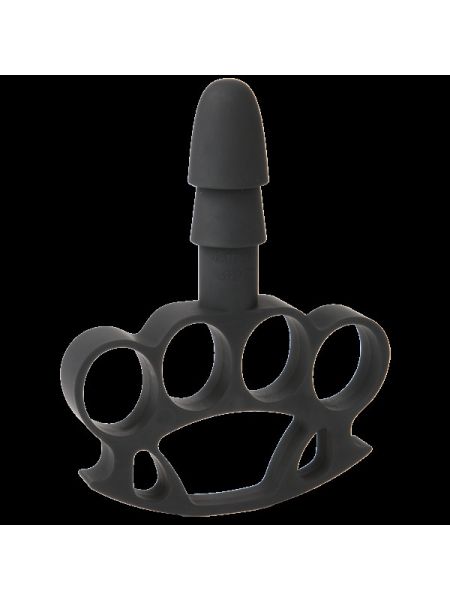 Тримач-кастет Doc Johnson з кріпленням Vac-U-Lock - Knuckle Up для іграшок