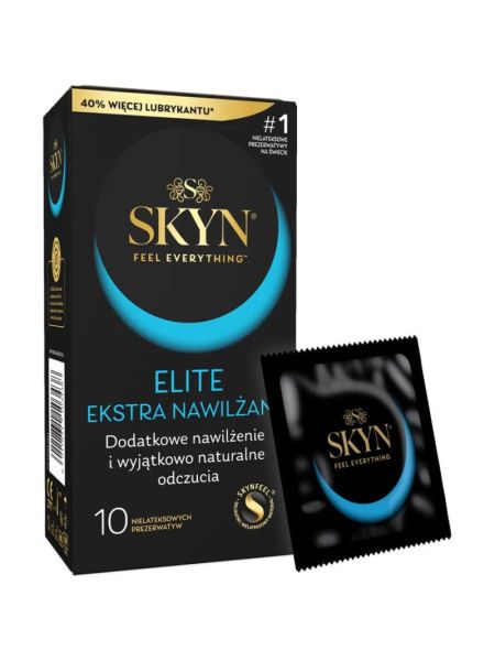 Безлатексні преміум-презервативи SKYN Elite Extra Lubricated 10 шт