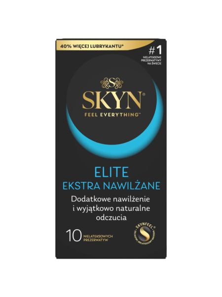 Безлатексні преміум-презервативи SKYN Elite Extra Lubricated 10 шт