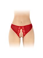 Трусики з відкритим доступом Fashion Secret Ambre Red, сітка
