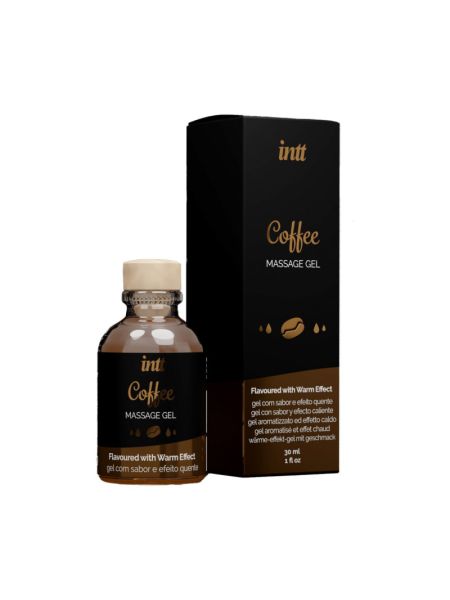 Масажний гель для інтимних зон Intt Coffee (30 мл) розігрівальний