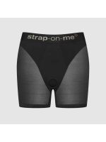 Шорти з фіксацією ділдо Strap-On-Me Harness Lingerie Halo - XL - Black
