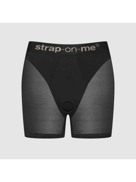 Шорти з фіксацією ділдо Strap-On-Me Harness Lingerie Halo - XL - Black