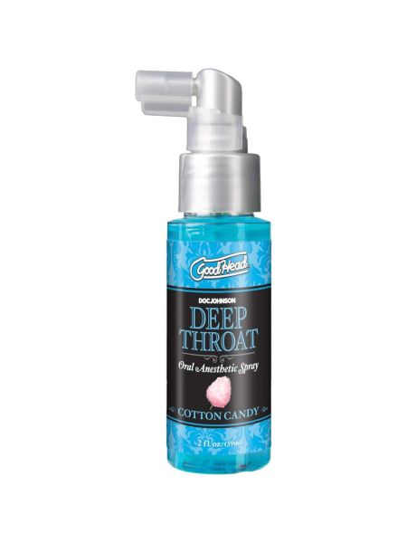 Спрей для мінету Doc Johnson GoodHead DeepThroat Spray - Cotton Candy 59 мл для глибокого мінету