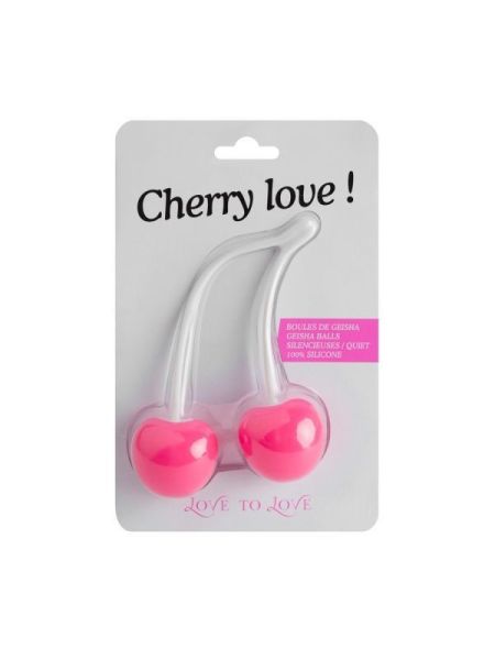 Вагінальні кульки Love To Love CHERRY LOVE, діаметр 3,5 см, маса 77 г