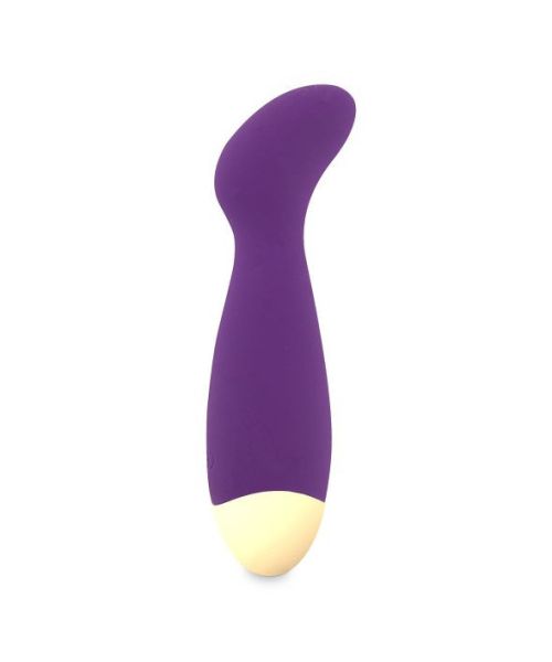 Вібратор для точки G Rianne S: Boa Mini Purple, 10 режимів роботи, медичний силікон, косметичка-чохо