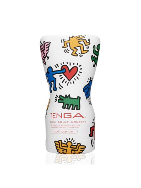 Мастурбатор Tenga Keith Haring Soft Case Cup (м’яка подушечка) стисний