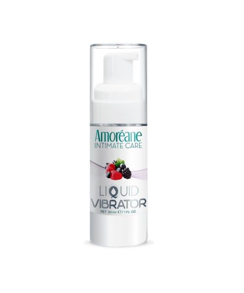 Лубрикант з ефектом вібрації Amoreane Med Liquid Vibrator Berries (30 мл)