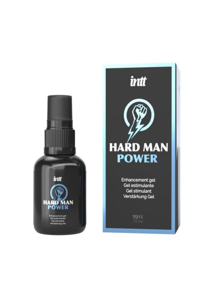 Стимулювальний гель для ерекції Intt Hard Man Power (15 мл), екстракт гінгко білоба, таурин