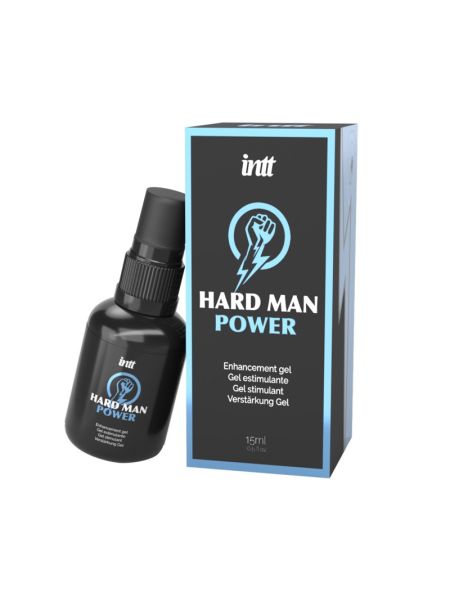 Стимулювальний гель для ерекції Intt Hard Man Power (15 мл), екстракт гінгко білоба, таурин