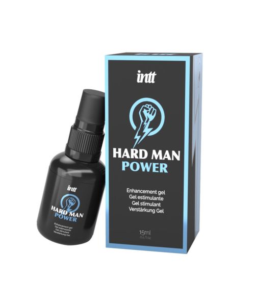 Стимулювальний гель для ерекції Intt Hard Man Power (15 мл), екстракт гінгко білоба, таурин