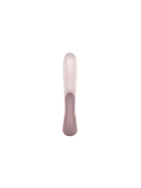 Смарт вібратор-кролик із підігрівом Satisfyer Heat Wave Mauve