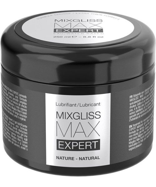 Густа змазка для фістингу та анального сексу MixGliss MAX Expert Nature (250 мл) на водній основі