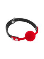 Класичний кляп з силіконовою кулькою Fetish Tentation Silicone Gag Ball
