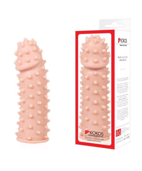 Насадка на член Kokos Extreme Sleeve ES.03 розмір S, потовщувальна, стимулюючий рельєф