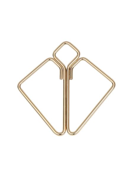 SX0844 Затискачі для сосків з важкою підвіскою LOCKINK Nipple Clamps with Heavy Pendant, золотисті