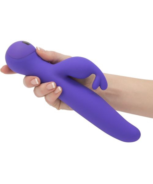 Вібратор-кролик Touch by SWAN - Trio Purple, сенсорне керування, ротація, діаметр 3,8 см