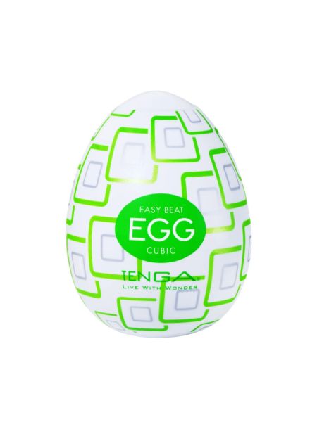 Мастурбатор-яйце Tenga Egg Cubic