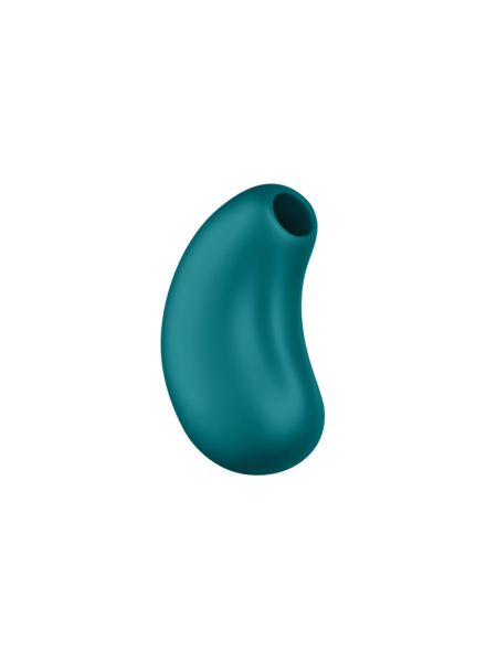 Вакуумний стимулятор з вібрацією Fun Factory Cherie Bottle Green, 11 + 12 режимів роботи, перезаряджуваний