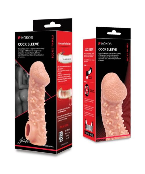 Насадка на член Kokos Cock Sleeve CS 009 L