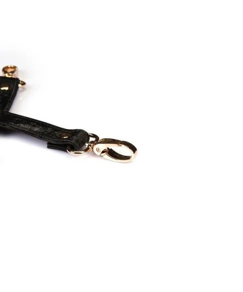 Хрестовина для фіксації Liebe Seele Boudoir Amor Pink Hogtie Black, на карабінах