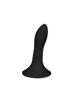 Дилдо з присоскою Adrien Lastic Hitsens 5 Black, відмінно для страпона, діаметр 2,4 см, довжина 13см